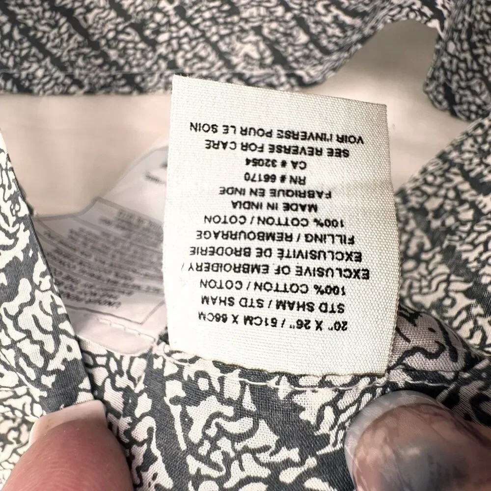 Urban Outfitters Set Of 2 Boho Multi Colored Embroidered Pillow Shams 20x26 - Picture 8 of 11